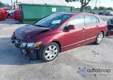 2010 Honda Civic Lx z USA, uszkodzony, nr VIN 2HGFA1F5XAH527770